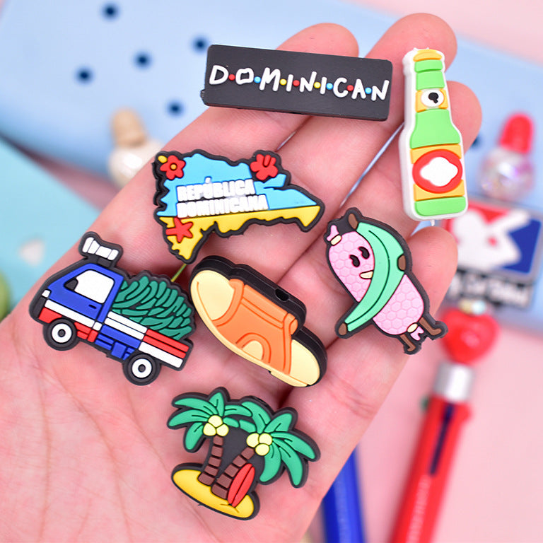 Silicone Focal Beads For Trendy Cartoon