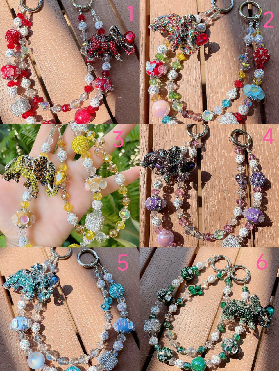 Handmade Luxury Green Dragonfly Rhinestone Beaded Phone Wrist Strap | Vintage Heavy Alloy Pendant Crystal Phone Charm Chain