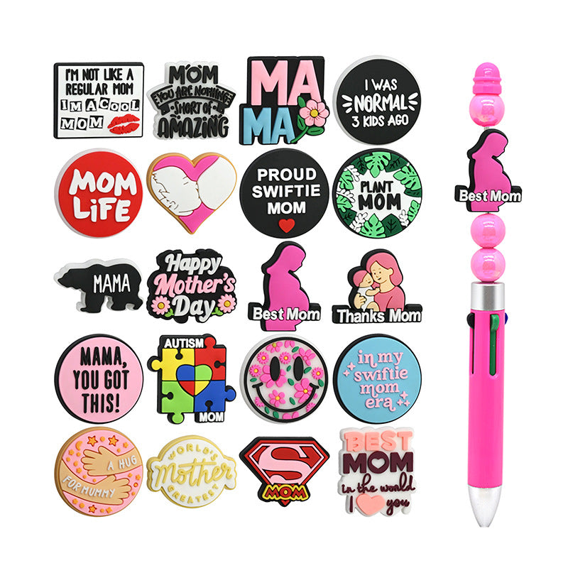 CLEAR OUT- Silicone Focal Beads For Trendy Cartoon