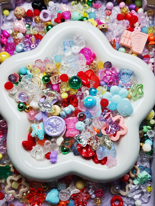 🔥🔥 NEW【For Jewelry/Bag Chain/Key Chain 】Beads Only of Bow Smiling Face Series