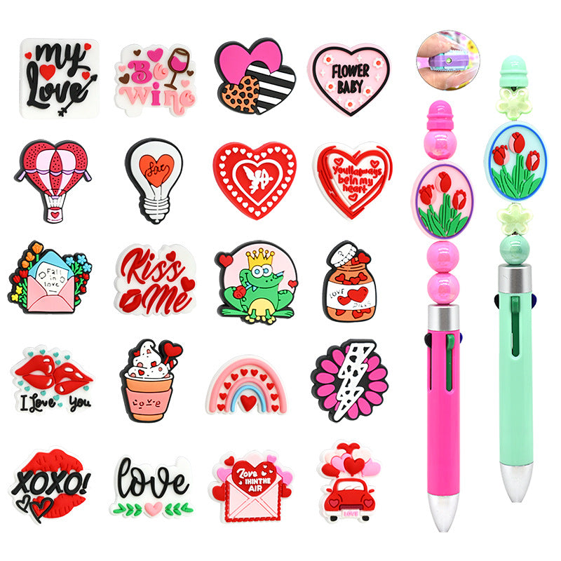 CLEAR OUT- Silicone Focal Beads For Trendy Cartoon