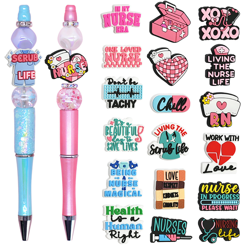 CLEAR OUT- Silicone Focal Beads For Trendy Cartoon
