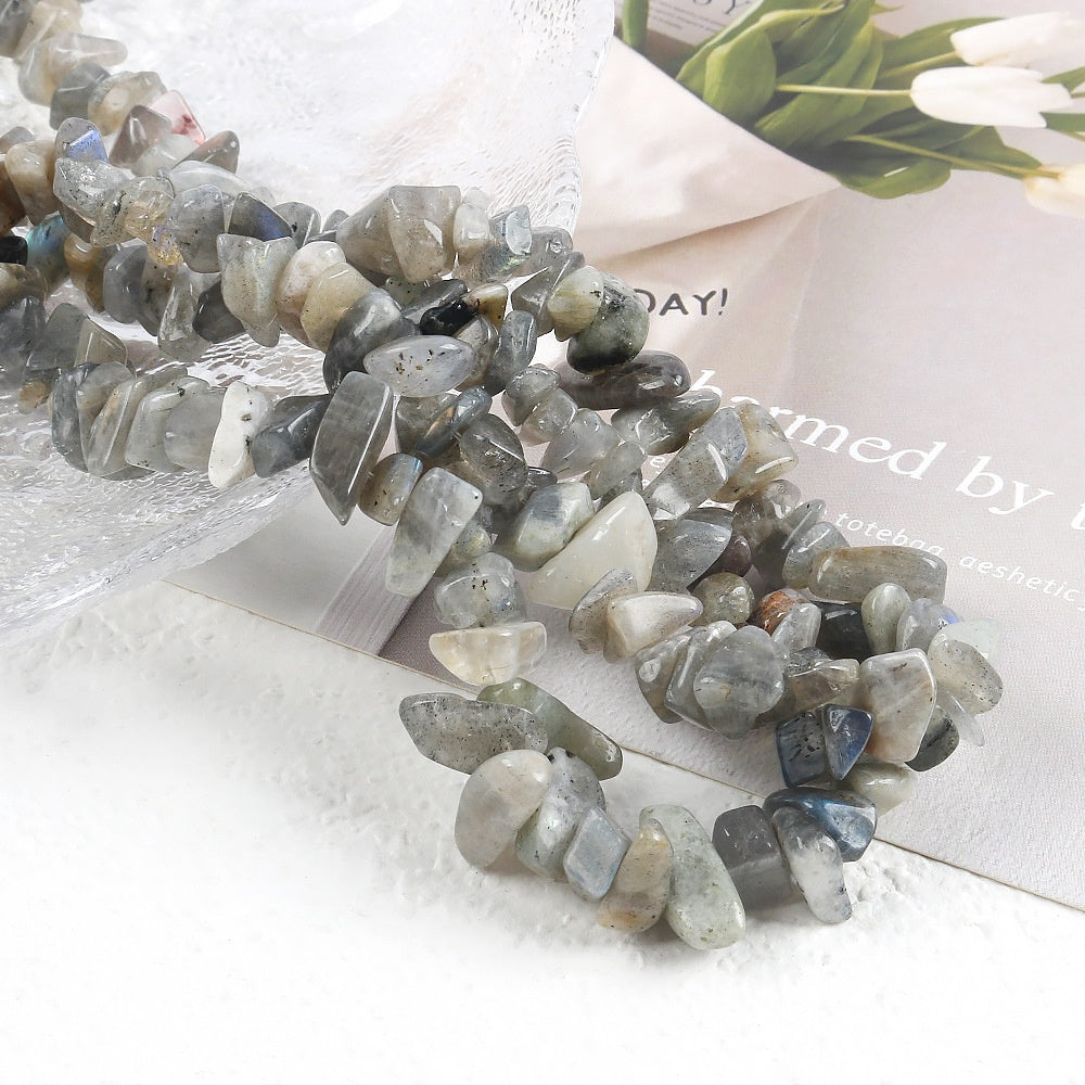 🔥 🔥🔥  NEW ARRIVING【Suitable for ALL DIY Scenarios】Beads Only of Crystal Agate Raw Stones for DIY