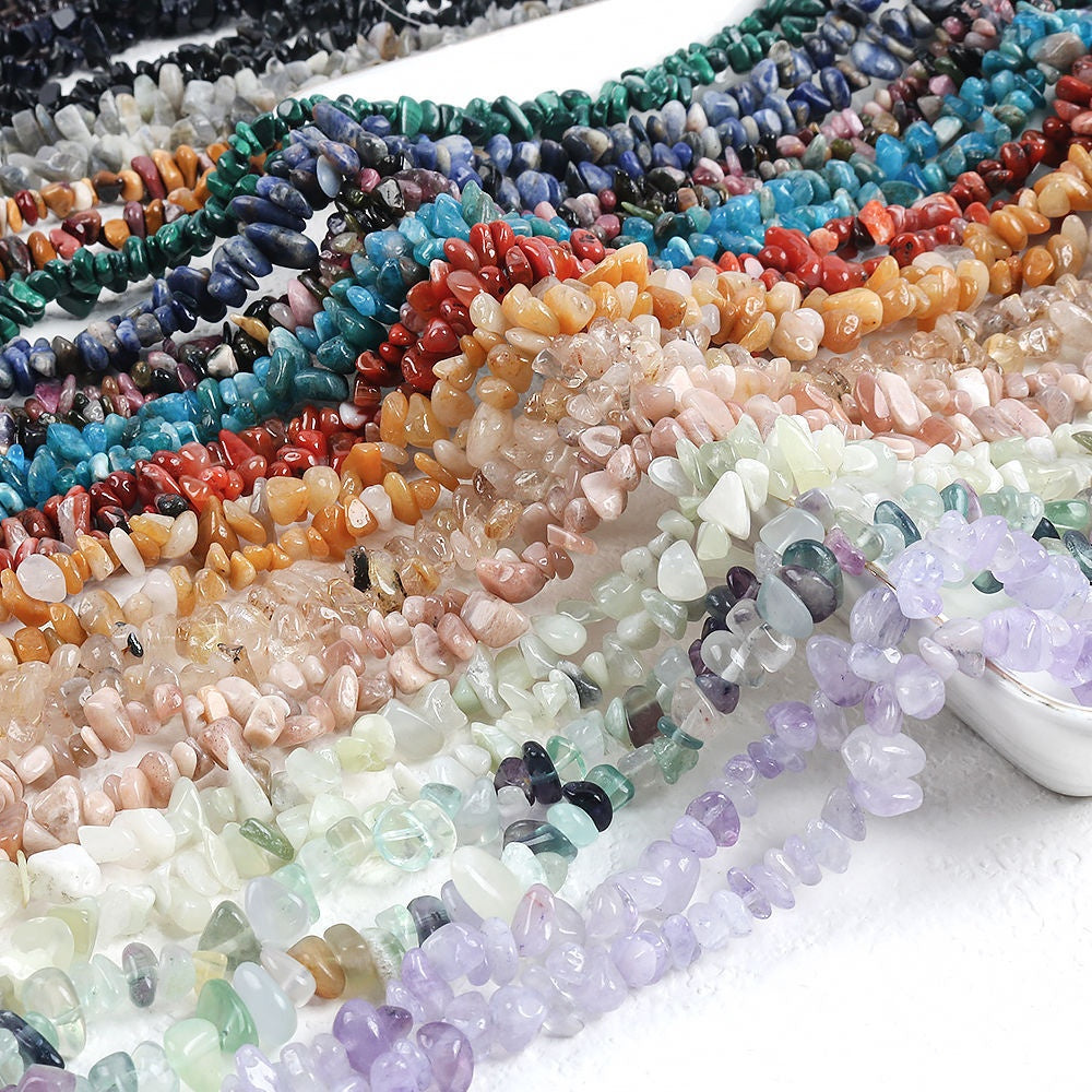 🔥 🔥🔥  NEW ARRIVING【Suitable for ALL DIY Scenarios】Beads Only of Crystal Agate Raw Stones for DIY