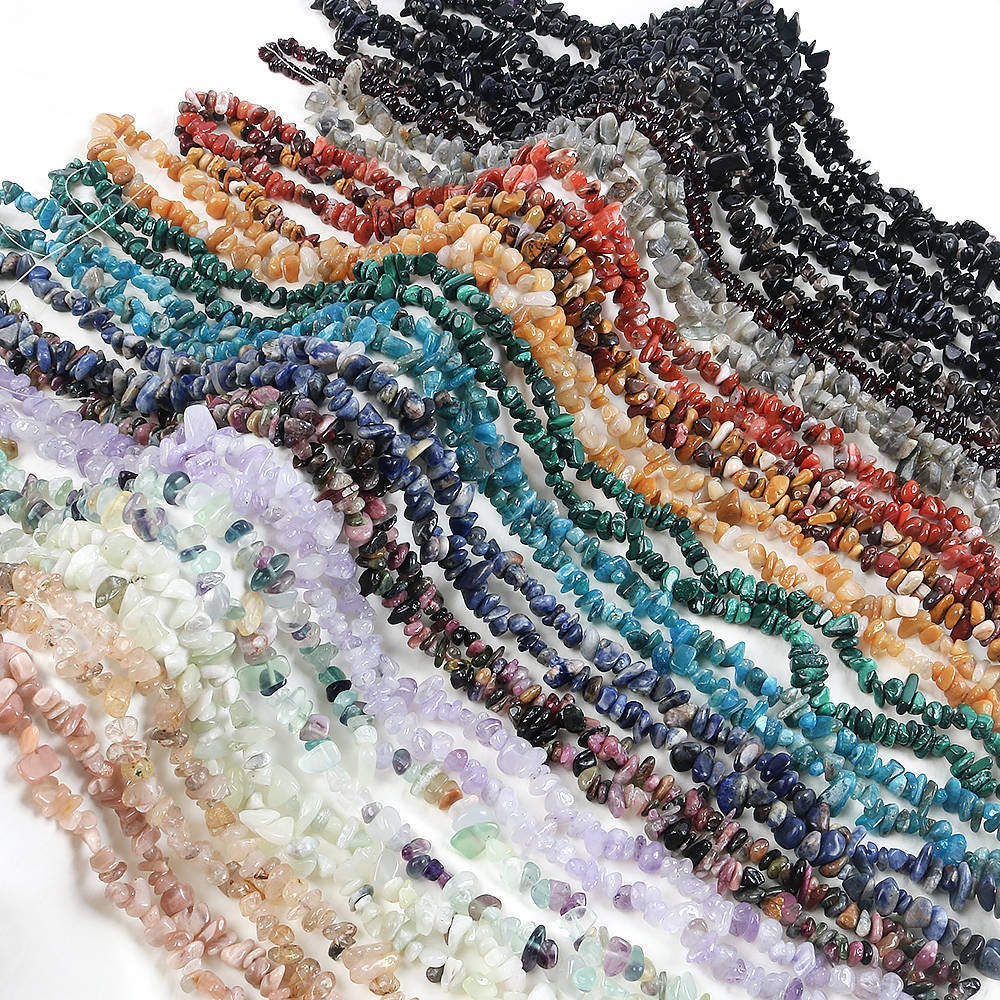 🔥 🔥🔥  NEW ARRIVING【Suitable for ALL DIY Scenarios】Beads Only of Crystal Agate Raw Stones for DIY