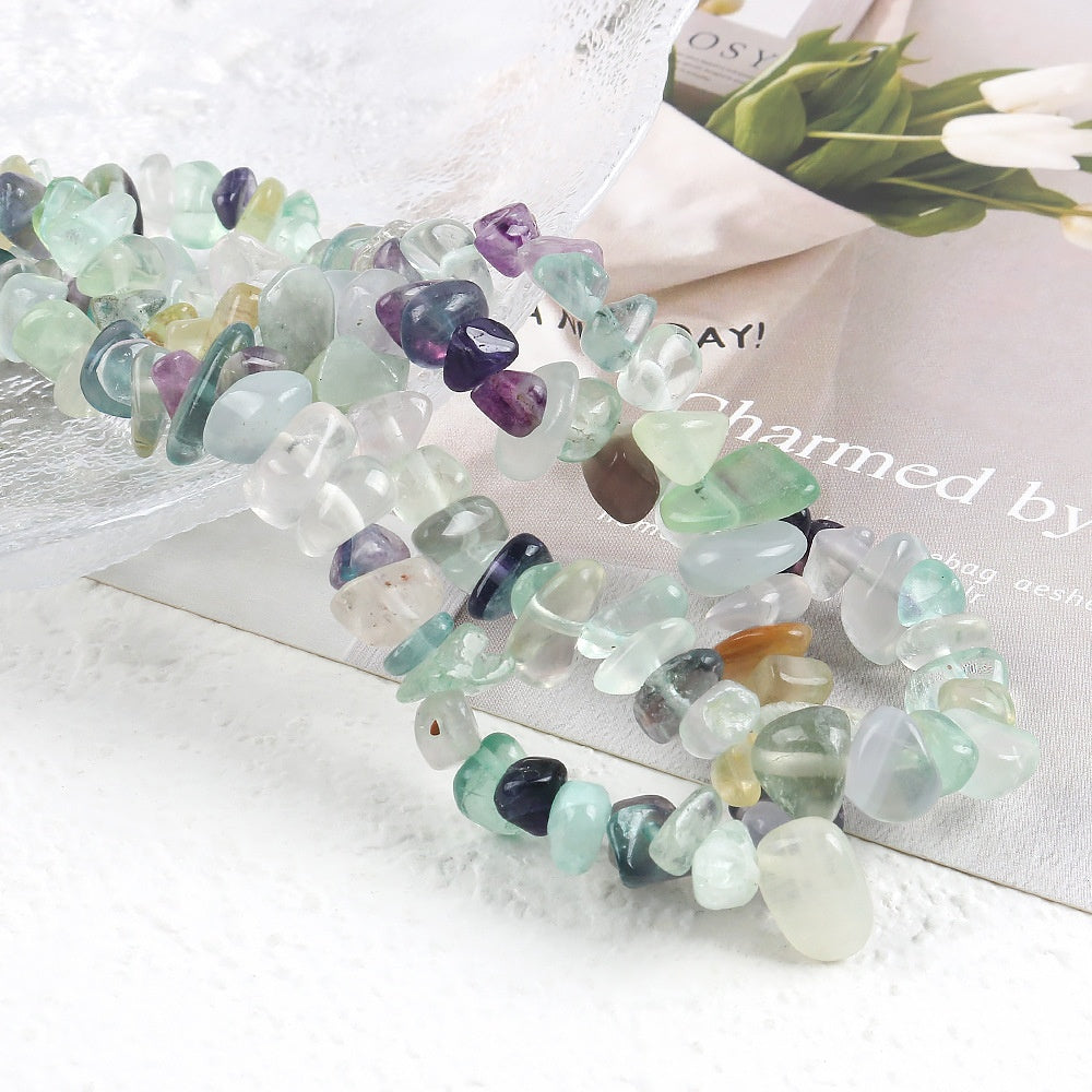 🔥 🔥🔥  NEW ARRIVING【Suitable for ALL DIY Scenarios】Beads Only of Crystal Agate Raw Stones for DIY
