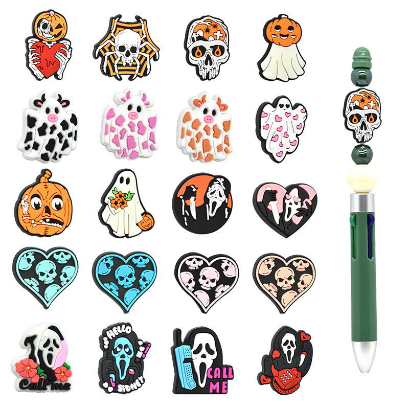 CLEAR OUT- Silicone Focal Beads For Trendy Cartoon