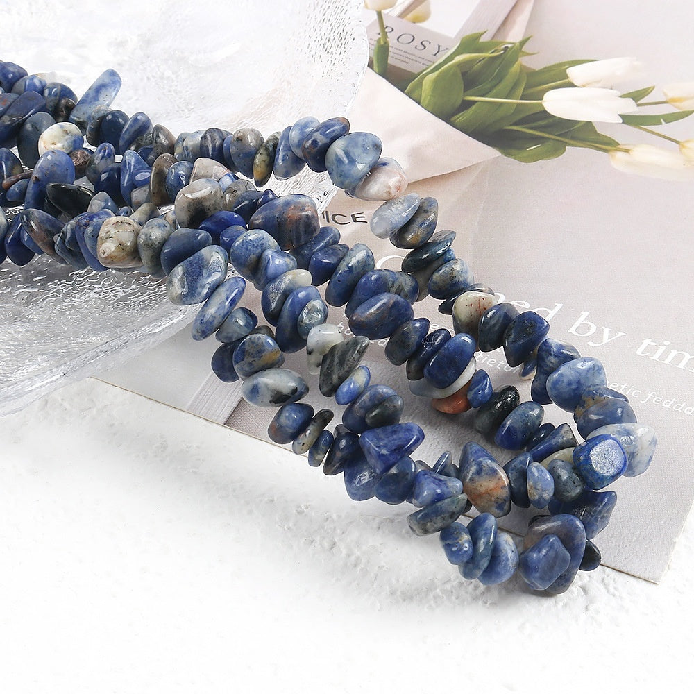 🔥 🔥🔥  NEW ARRIVING【Suitable for ALL DIY Scenarios】Beads Only of Crystal Agate Raw Stones for DIY