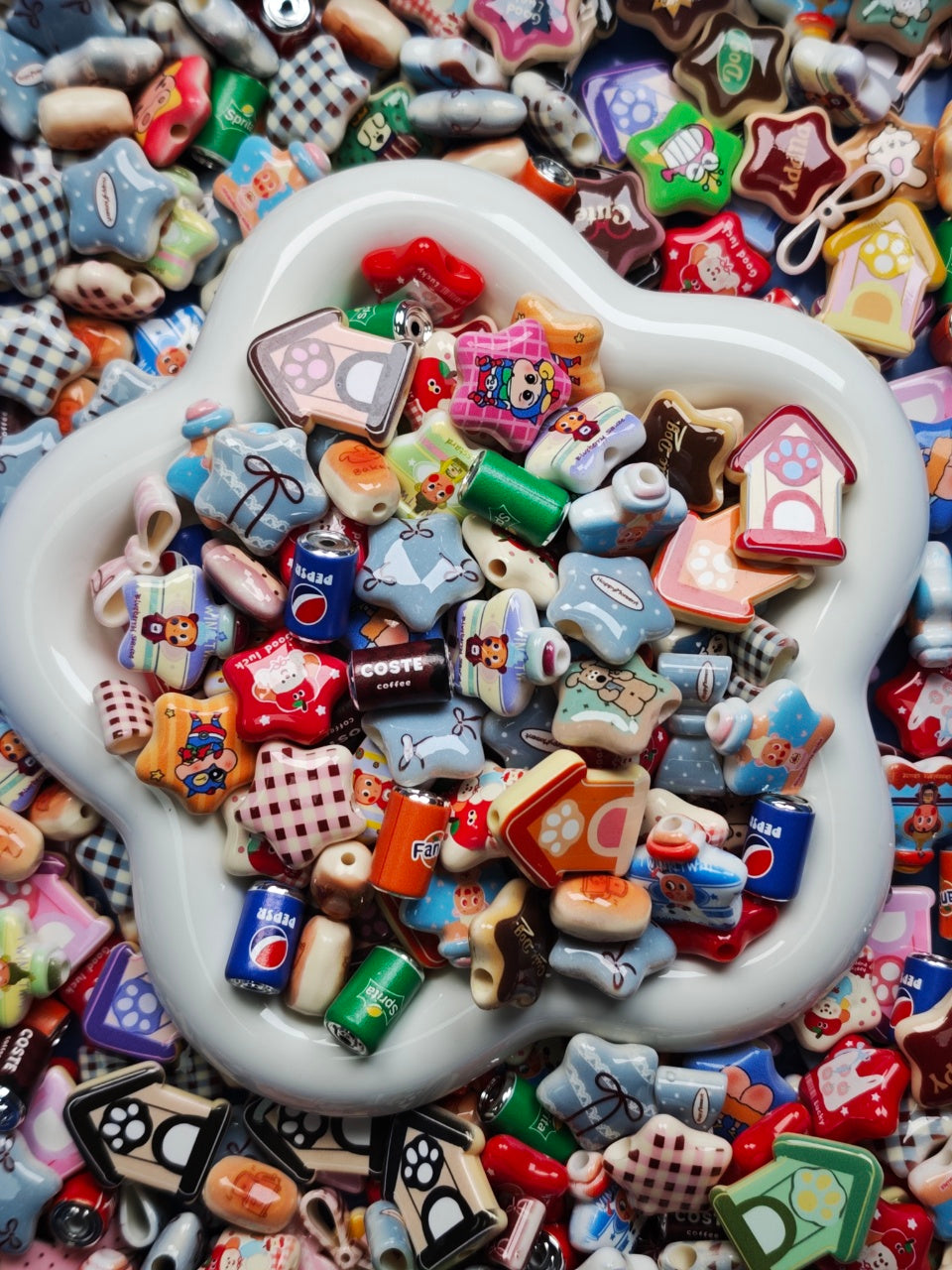 🔥🔥 NEW【Suitable for All DIY Scenario】Beads Only of DIY Kawaii Cuteness Series