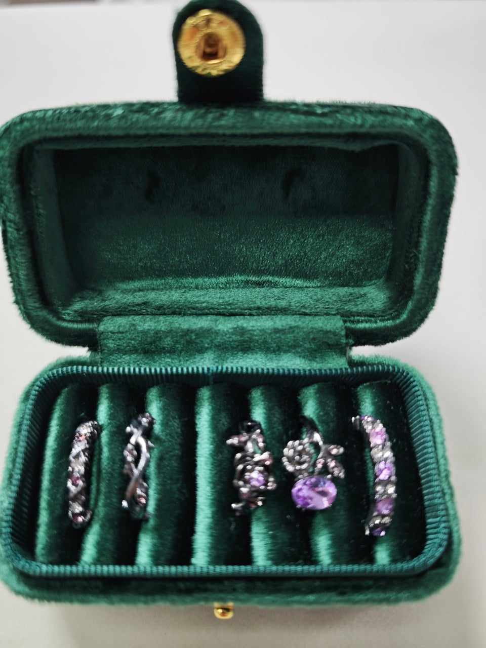 🔥🔥🔥 Most Popular Recently!  Classic Velvet Jewelry Box KIT- Incl 5-6 Rings