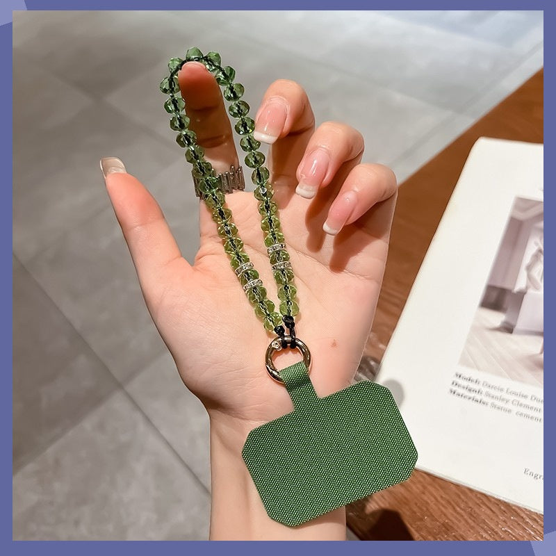 Y2K Dopamine Beaded Phone Wrist Strap | Aesthetic Phone Charm