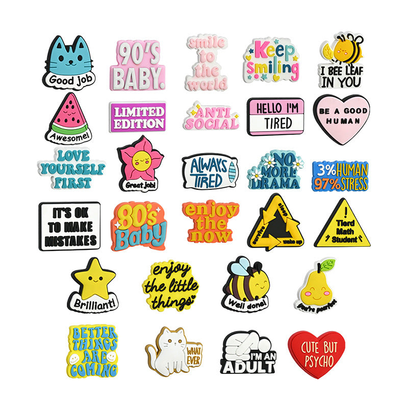 CLEAR OUT- Silicone Focal Beads For Trendy Cartoon