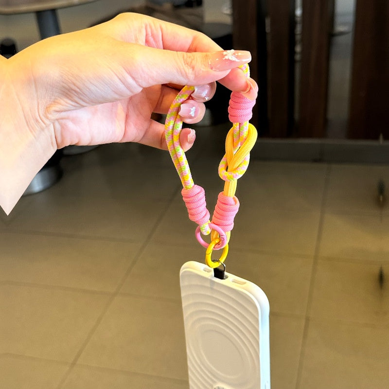 Y2K Dopamine Beaded Phone Wrist Strap | Aesthetic Phone Charm