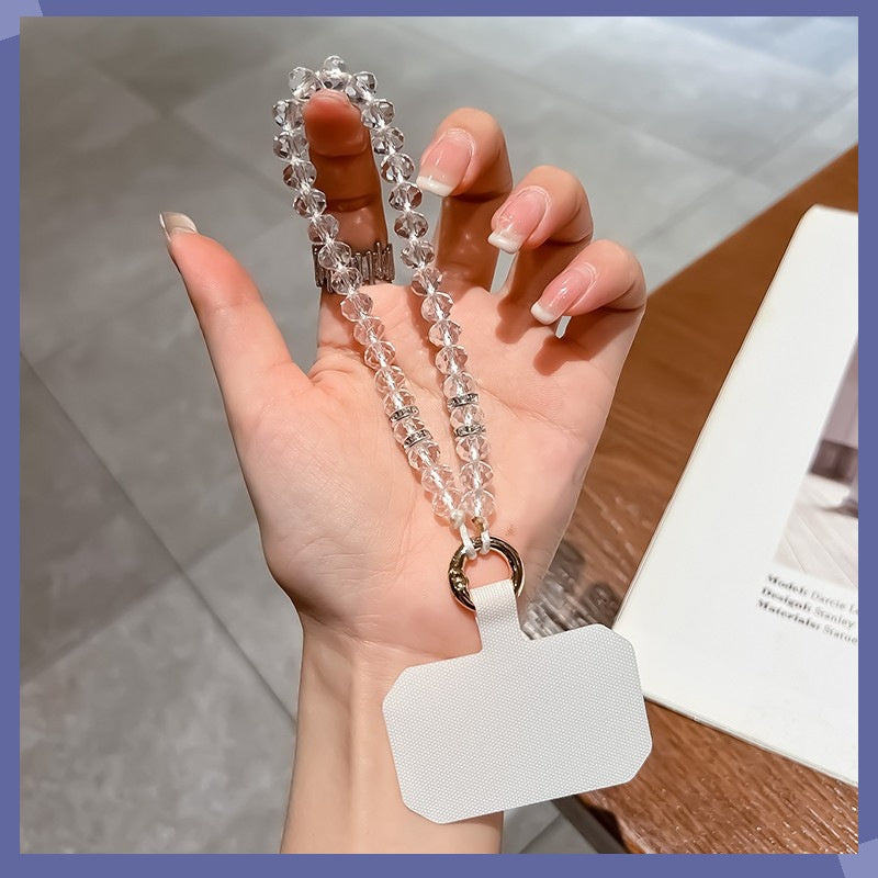 Y2K Dopamine Beaded Phone Wrist Strap | Aesthetic Phone Charm