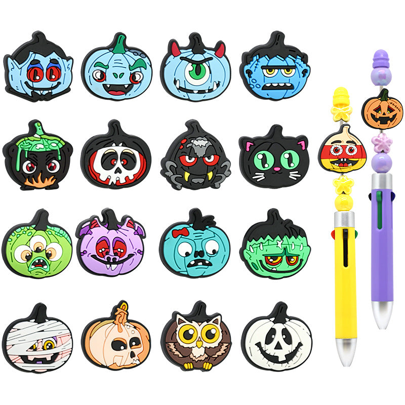 CLEAR OUT- Silicone Focal Beads For Trendy Cartoon