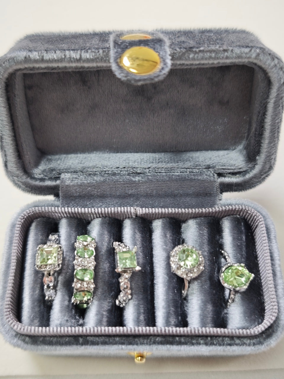 🔥🔥🔥 Most Popular Recently!  Classic Velvet Jewelry Box KIT- Incl 5-6 Rings