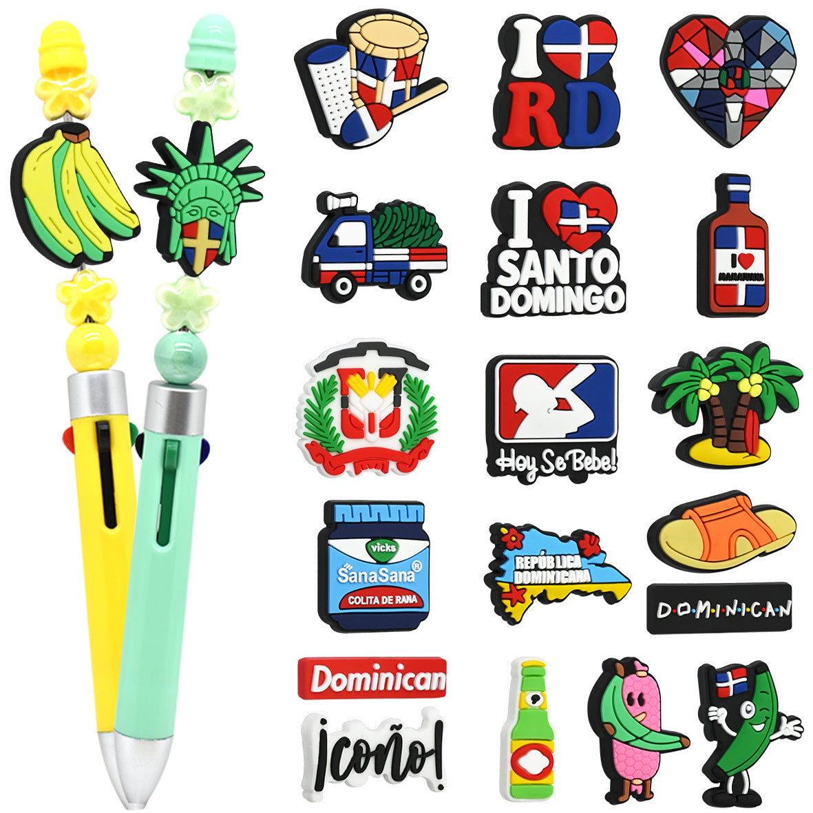Silicone Focal Beads For Trendy Cartoon