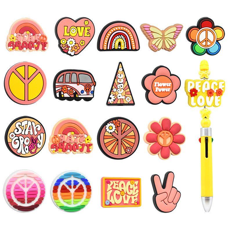CLEAR OUT- Silicone Focal Beads For Trendy Cartoon