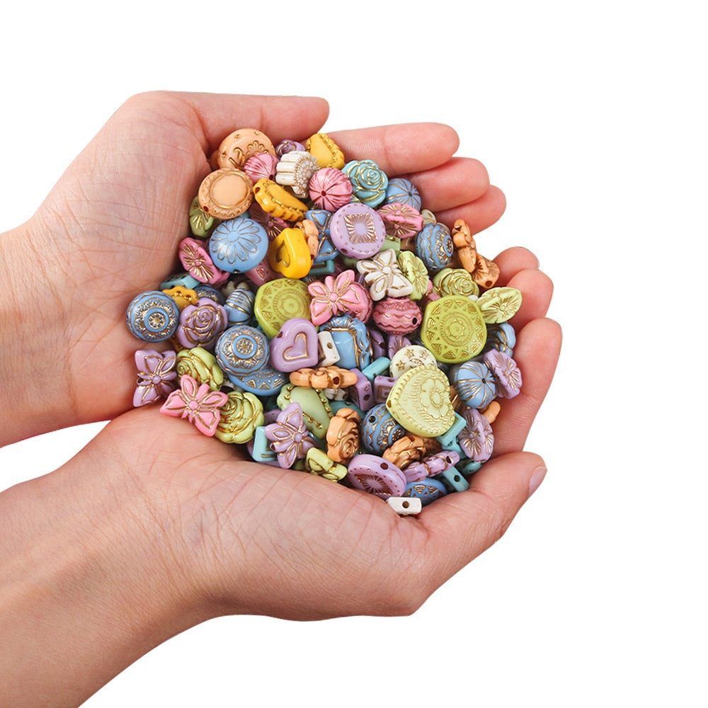 🔥🔥🔥 BIG PROMOTION【For Jewelry/Bag Chain/Key Chain 】Beads Only of Baroque Gold-Embellished Series