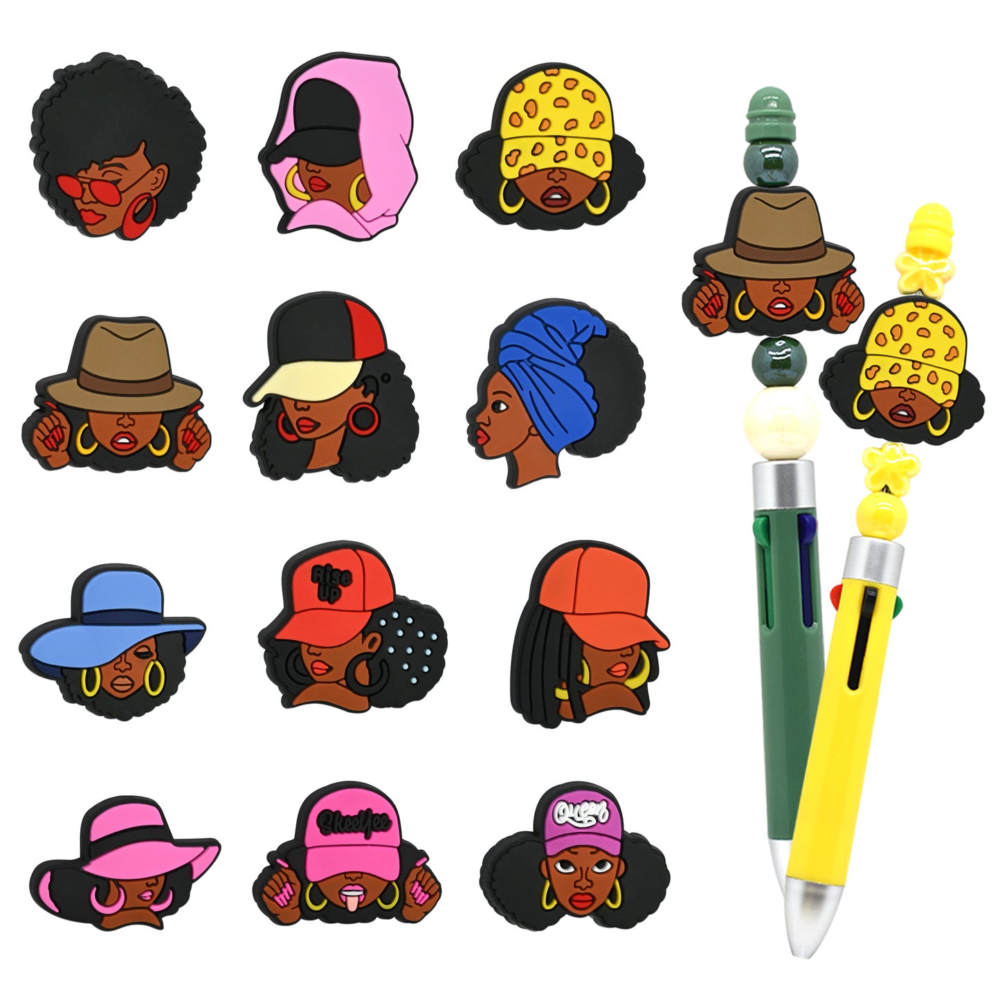 Silicone Focal Beads For Trendy Cartoon