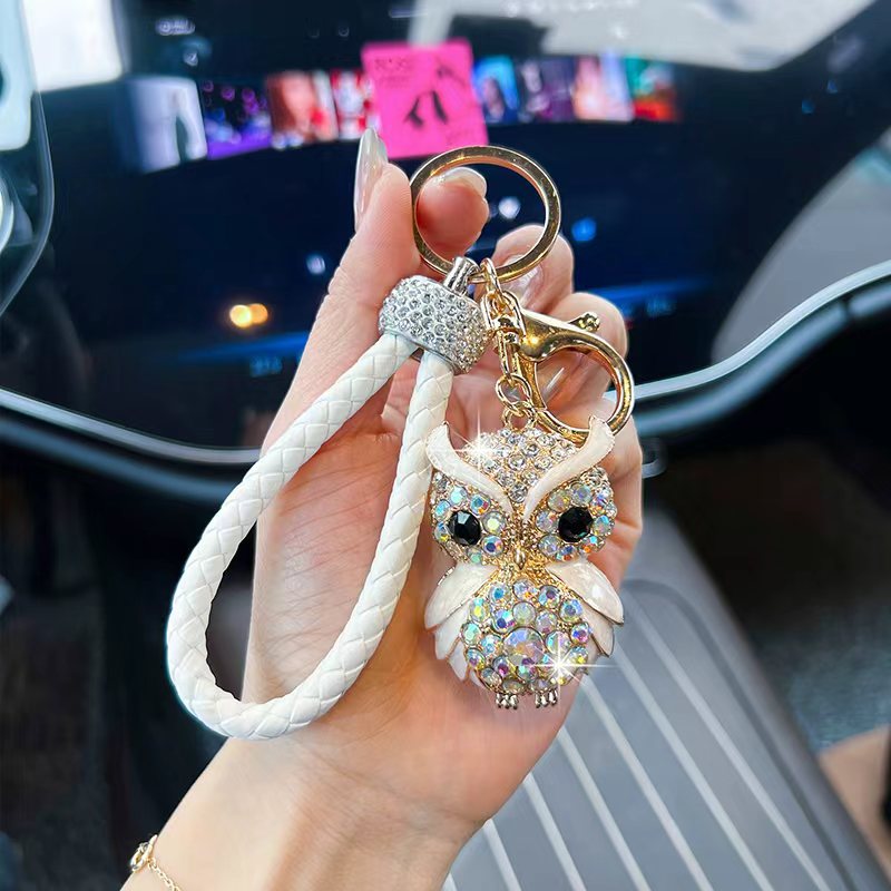 Aesthetic Accessories include Car Decor BagCharm Bling Bear Carkey Antilost Keychaim Handmade Adorable knit doll charm and etc