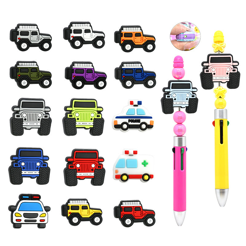 Silicone Focal Beads For Trendy Cartoon
