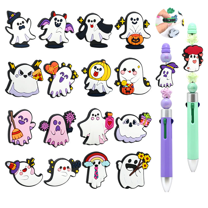 CLEAR OUT- Silicone Focal Beads For Trendy Cartoon