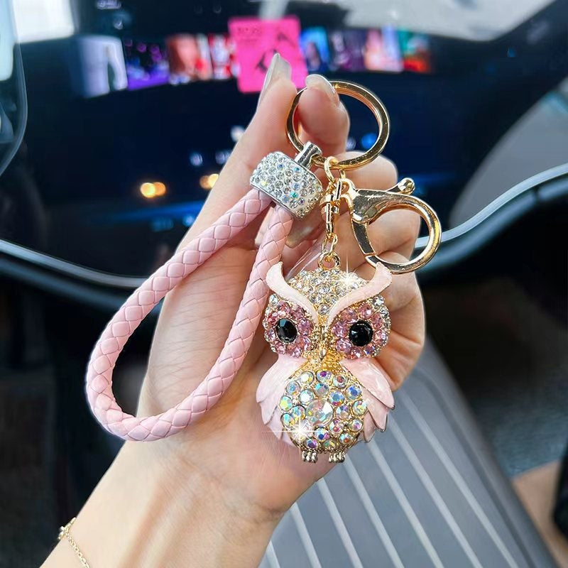 Aesthetic Accessories include Car Decor BagCharm Bling Bear Carkey Antilost Keychaim Handmade Adorable knit doll charm and etc